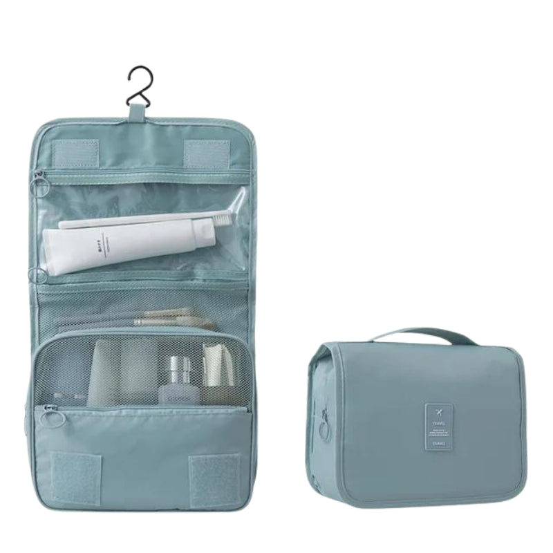 kulturtasche reise - Himmelblau