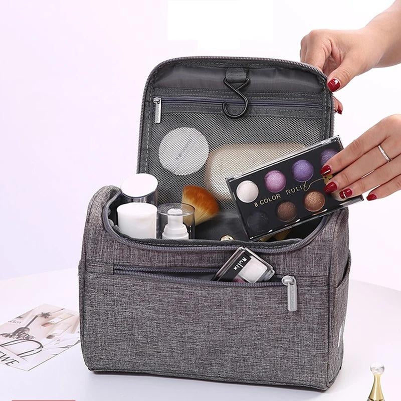kulturtasche reise für frauen - Schwarz - Blau - Himmelblau - Grau - Violett - Rosa - Rot