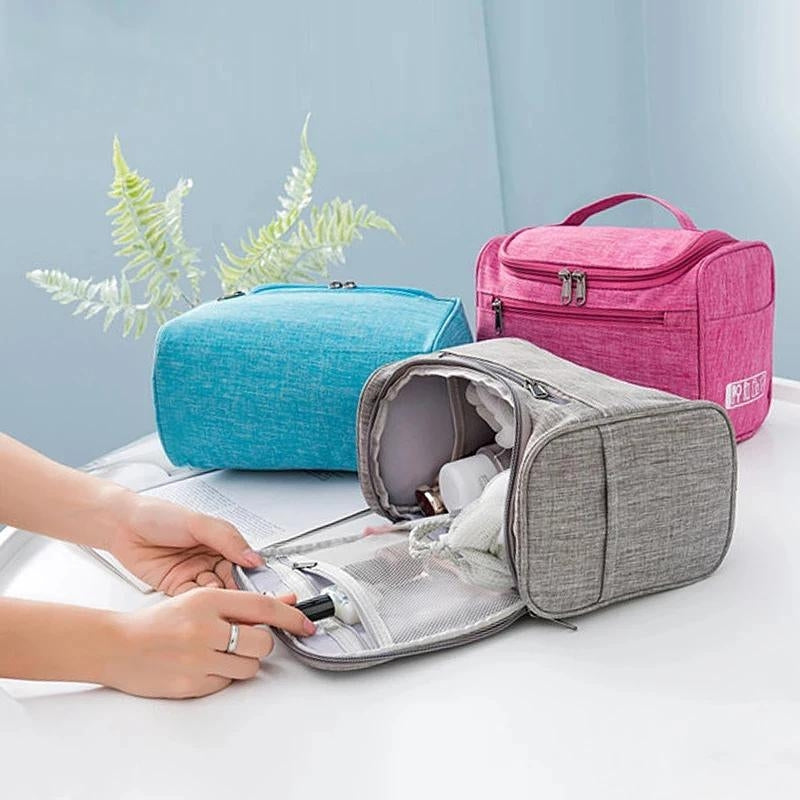 kulturtasche reise zum aufhängen - Schwarz - Blau - Himmelblau - Grau - Violett - Rosa - Rot