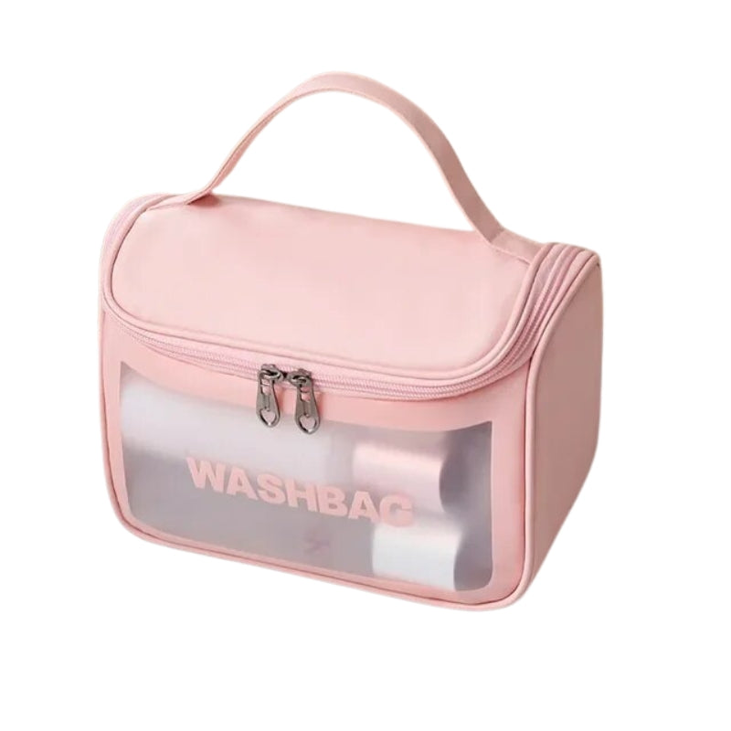 transparente tasche flughafen - Rosa - XL