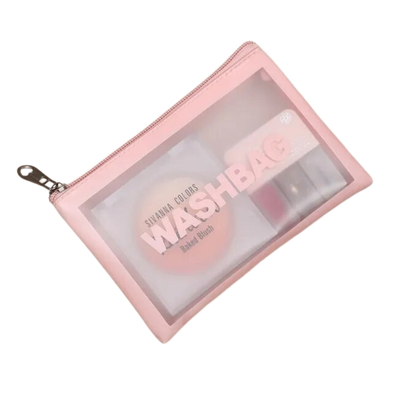 transparente tasche - Rosa - XS