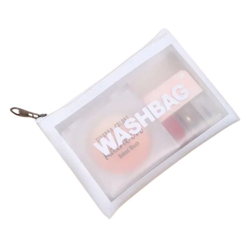 reise tasche transparent - Weiß - XS