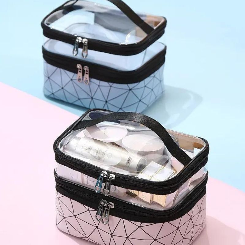 kosmetiktasche frauen - Rosa 1 - Schwarz - Blau - Grün 1 - Grün 2 - Rosa 2 - Silber - Weiß