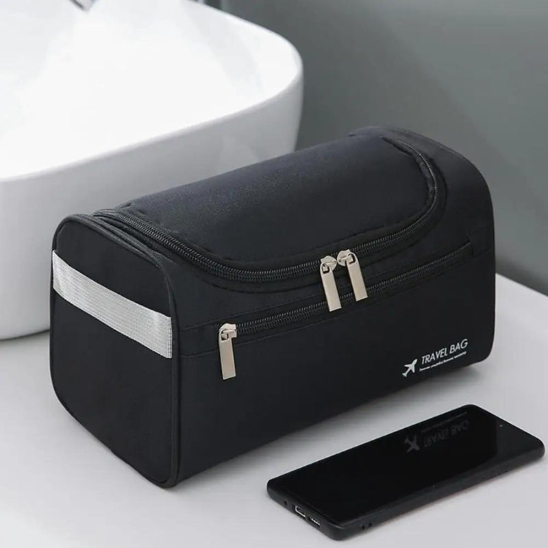 kulturtasche reise - Schwarz - Blau - Grau