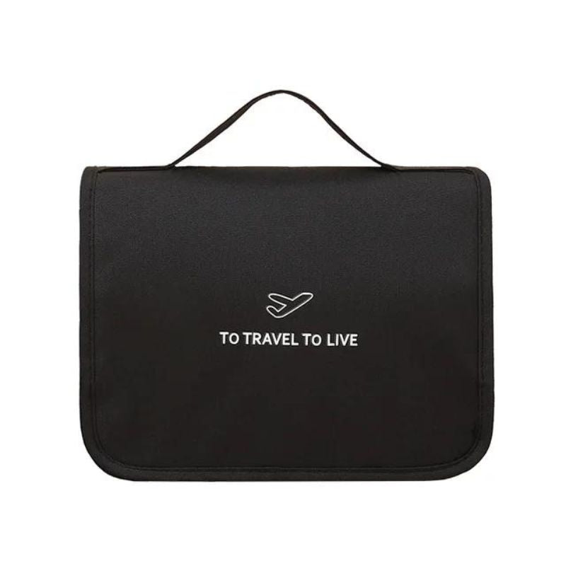 kosmetiktasche reisen flug - Schwarz
