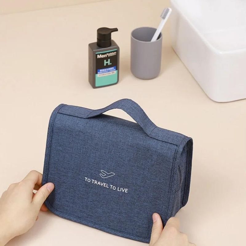 kulturtasche gepäck flug - Schwarz - Himmelblau - Marineblau - Grau - Rosa - Beige