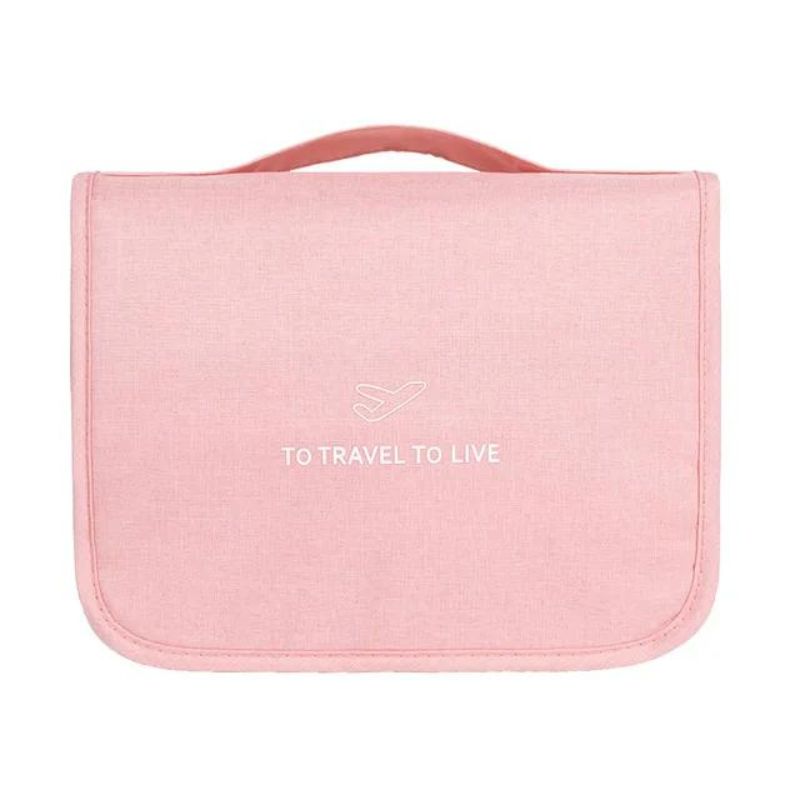 kosmetiktasche reisen im flugzeug - Rosa