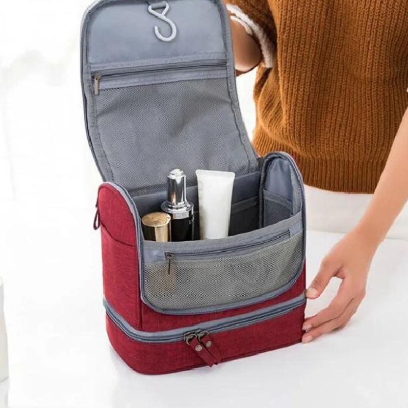 kosmetiktasche mann zum aufhängen - Schwarz - Grau - Rot - Blau