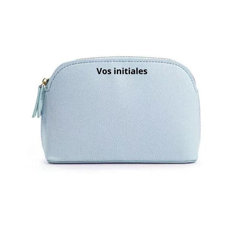 kosmetiktasche mit namen - Blau - Modell 2