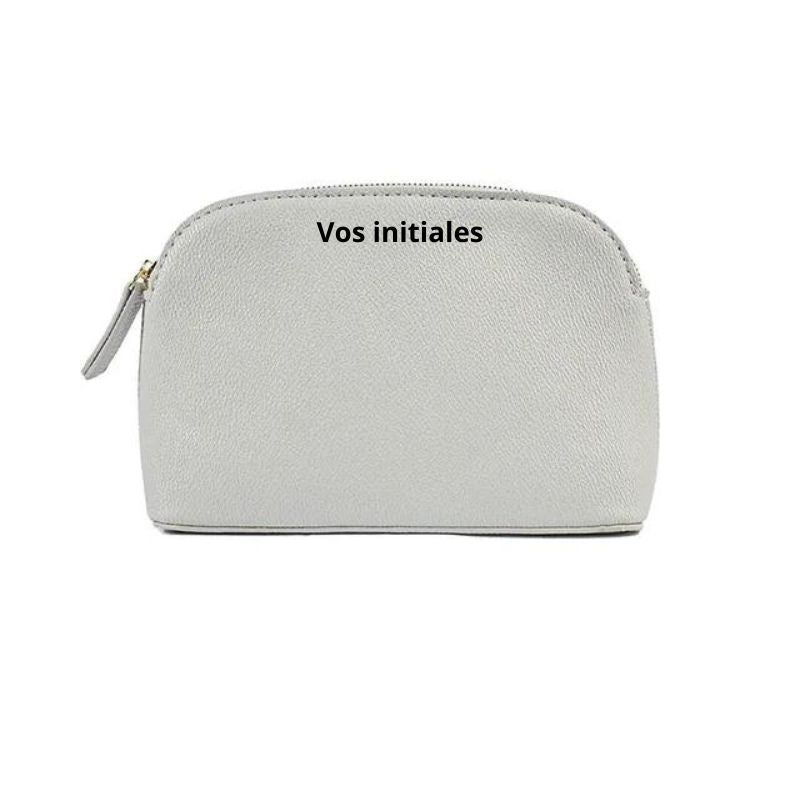 kulturtasche personalisierbar frau - Grau - Modell 1