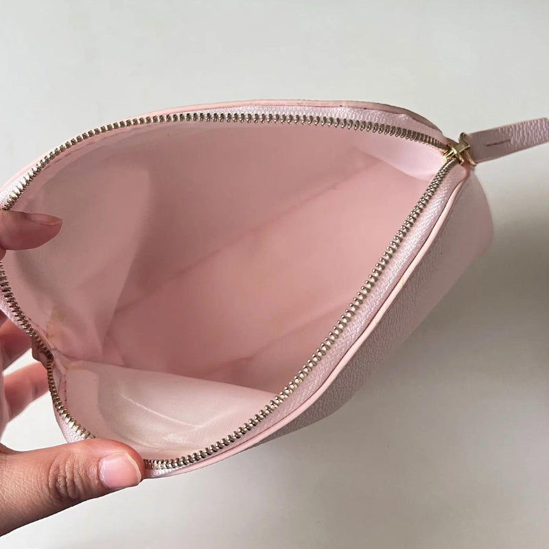 kulturtasche personalisiert name - Beige - Schwarz - Rot - Rosa - Hellrosa - Grau - Blau - Violett - Grün - Gelb