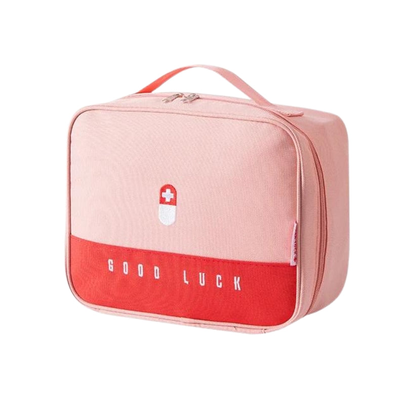 medikamententasche für reisen - Rosa - L