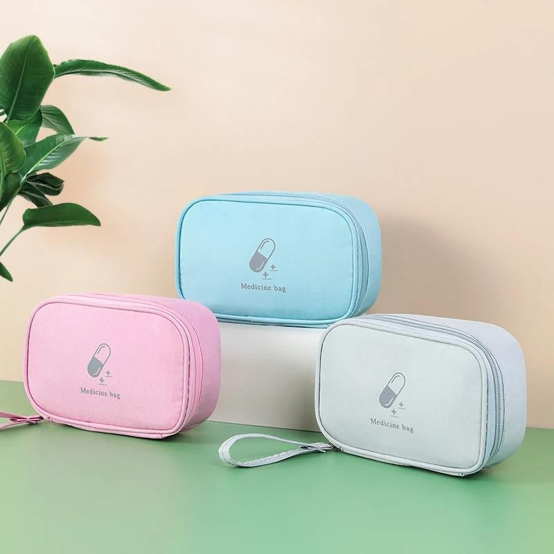leere verbandskasten apotheke - Blau - Rosa - Grau