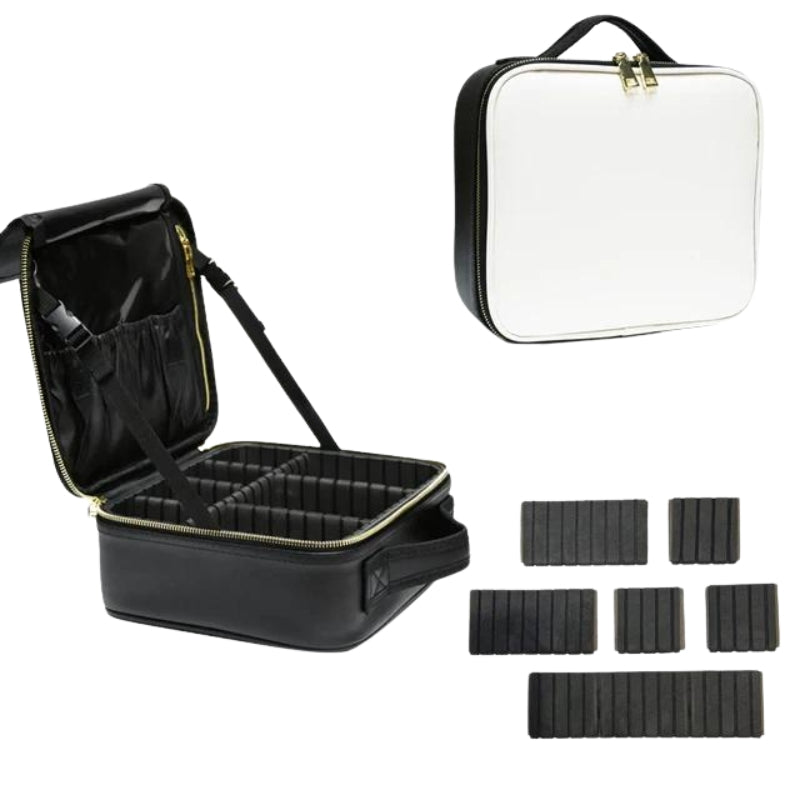 leerer make-up kosmetikbeutel - Weiß - Modell 2