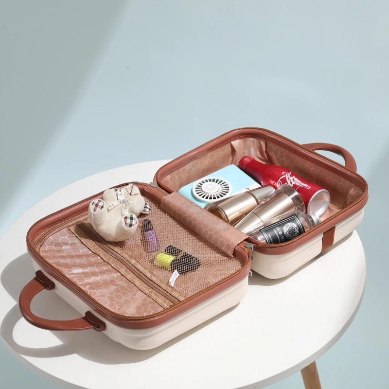 kosmetiktasche gepäck - Roségold - Weiß und Rosa - Beige - Grün - Schwarz - Grau - Rot